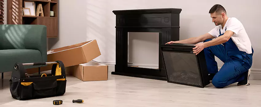 Old Rusted Metal Fireplace Repair And Replacement in Casa Grande, AZ
